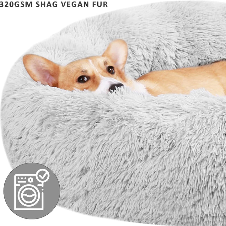 Calming Dog Beds Large Dogs, Anxiety Dog Beds Medium Dogs, 24''