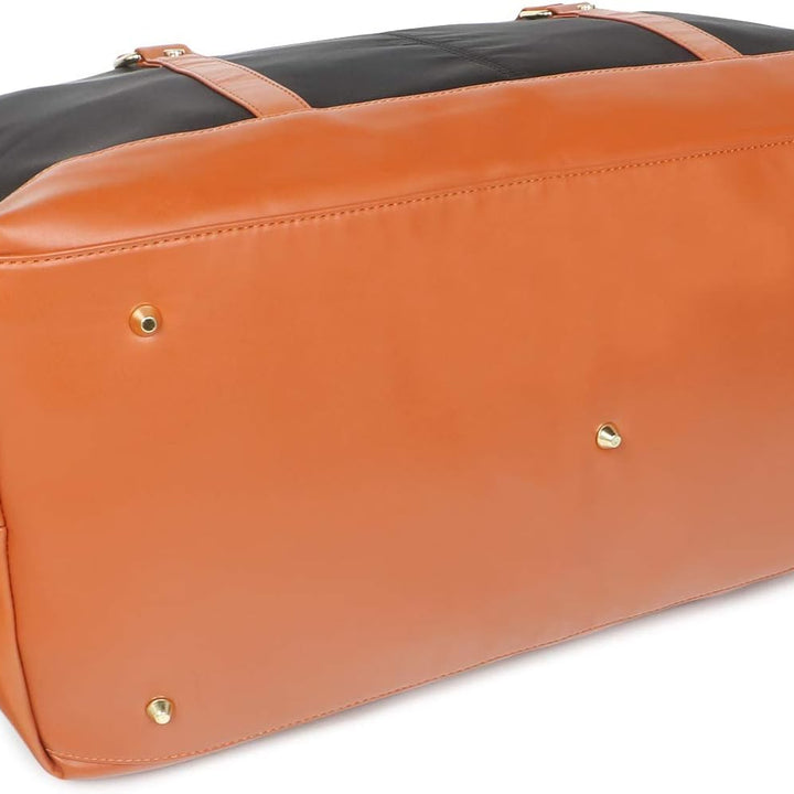 Travel Bag for Men Smooth Nylon Leather Weekender Bag for Woman Overnight Bag with Shoe Compartment, Carry-On Bags for Airplane,36L Spacious Tote, Best Traveling Gift for Women and Mom