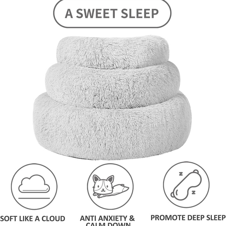 Calming Dog Beds Large Dogs, Anxiety Dog Beds Medium Dogs, 24''
